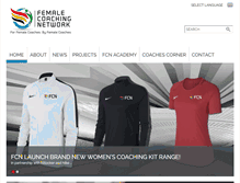 Tablet Screenshot of femalecoachingnetwork.com